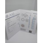 Diament naturalny 0.24 CT AIG Milan