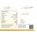 Bracelet 3.7 ct diamonds AIG