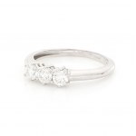 Pierścionek z 18 karatowego złota 0.56 ct diament