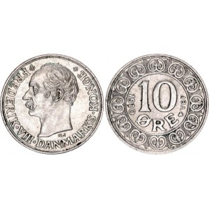 Denmark 10 Ore 1910 VBP