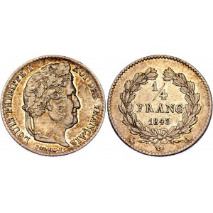 France 1/4 Franc 1843 A