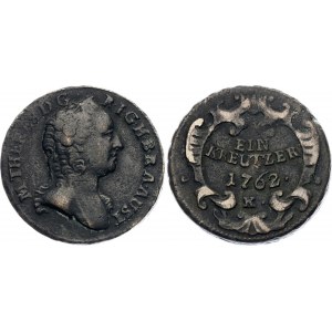 Austria 1 Kreuzer 1762 K