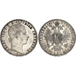 Austria 1 Florin 1859 A