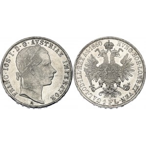 Austria 1 Florin 1860 A