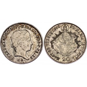 Hungary 20 Kreuzer 1848 KB