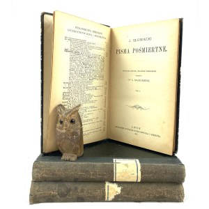 Słowacki Juliusz - Pisma pośmiertne. Zväzok I/III.
