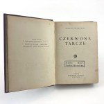 Iwaszkiewicz Jarosław - Czerwone tarcze. PIERWSZE WYDANIE. OPRAWA PEŁNA SKÓRA.
