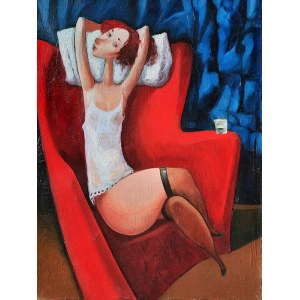 Emzar Kiknavelidze, Der rote Stuhl
