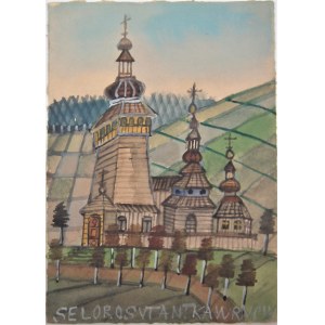 Nikifor Krynicki(1895-1968),Orthodoxe Kirche,1950er/60er Jahre