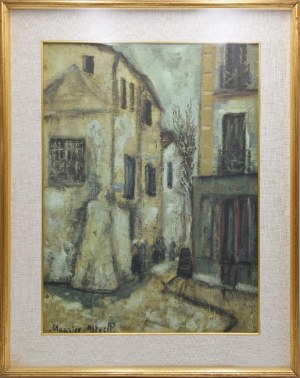 Maurice UTRILLO (1883-1955) - według, Zaułek na Montmartre