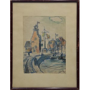 Jerzy ZARUBA (1891-1971), Ustka?, 1947