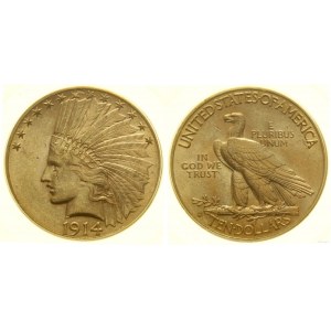 Stany Zjednoczone Ameryki (USA), 10 dolarów, 1914 D, Denver
