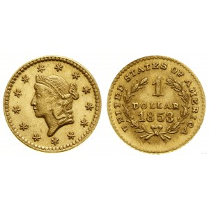 Stany Zjednoczone Ameryki (USA), FAŁSZERSTWO 1 dolara, 1853