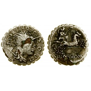 Republika Rzymska, denar serratus, 118 pne, Narbo