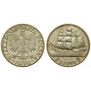 Polska, 2 złote, 1936, Warszawa