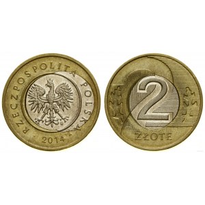Polska, 2 złote, 2014, Warszawa
