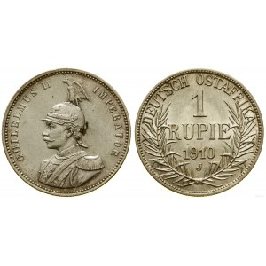 Niemcy, 1 rupia, 1910 J, Hamburg