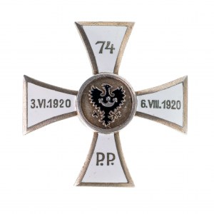 Odznaka 74 Górnośląski Pułk Piechoty