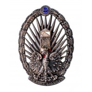 Odznaka Korpusu Ochrony Pogranicza w srebrze