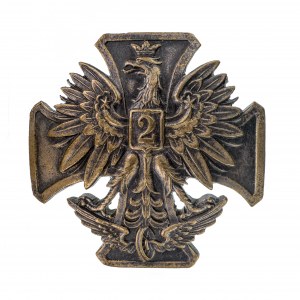 Odznaka 2 Pułk Saperów Kolejowych