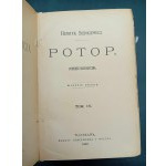 Henryk Sienkiewicz Potop Svazek III-VI Rok 1888 2. vydání