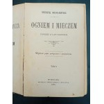 Henryk Sienkiewicz Ogniem i mieczem Wydanie V Tom I-IV Rok 1894