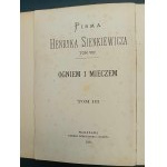 Henryk Sienkiewicz Ogniem i mieczem Wydanie V Tom I-IV Rok 1894