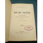 L. Bridel Ženské právo a manželství Kritické studie ve srovnávací legislativě Rok 1895