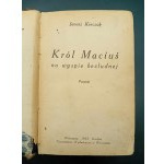 Janusz Korczak Król Maciuś na wyspie bezludnej Rok 1923 Wydanie I