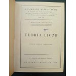 Dr. Wacław Sierpiński Teorie čísel 3. vydání 1950