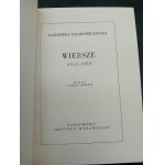 Kazimiera Iłłakowiczówna Wiersze 1912-1959 Wydanie I
