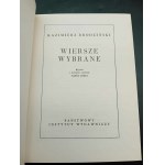 Kazimierz Brodziński Wiersze wybrane Wydanie I