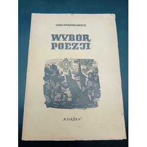 Jan Kasprowicz Wybór poezji Okładka Z. Rychlicki