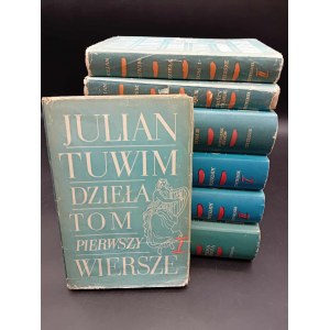 Julian Tuwim Dzieła Tomy I-V 7 woluminów Wydanie I