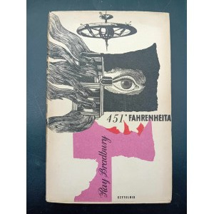 Ray Bradbury 451 stopni Fahrenheita Wydanie I okł. Cieślewicz