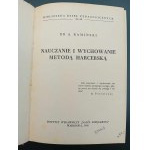 Dr. A. Kamiński Nauczanie i wychowanie metodą harcerską