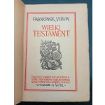 François Villon Das Große Testament Holzschnitte Maria Spanisch