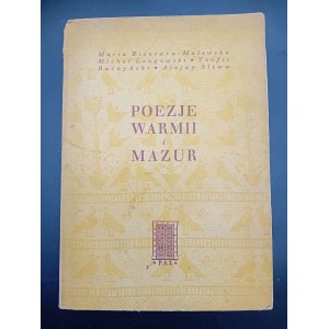 Maria Zientara-Malewska, Michał Lengowski, Teofil Ruczyński, Alojzy Śliwa Poezji Warmii i Mazur Wydanie I