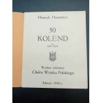 Henryk Hosowicz 50 Kolend na chór męski Rok 1942 Szkocja
