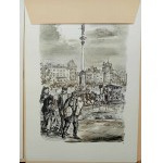 Antoni Uniechowski Stara Warszawa 12 ilustracji Rok 1955