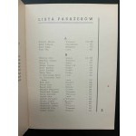 Przez 7 mórz Wycieczka Statkiem Kościuszko 12.VI - 3.VII 1936 r. Lista pasażerów