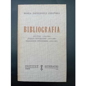 Maria Danilewicz Zielińska Bibliografia Kultura (1974-1980) Zeszyty Historyczne (1974-1980) Działalność Wydawnicza (1974-1980)