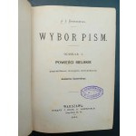 Józef Ignacy Kraszewski Wybór pism Oddział I Powieści sielskie Rok 1884