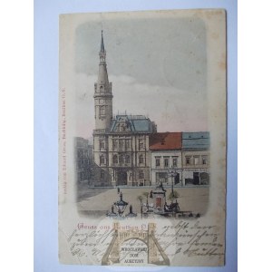 Bytom, Beuthen, City Hall, 1900