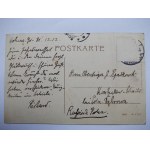 Bytom, Beuthen, kopalnia Hohenzollern, sterowce, Zeppelin, kolaż, 1912