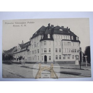 Bytom, Beuthen, Prywatne Gimnazjum Polskie, ok. 1930