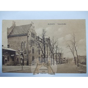 Gliwice, Gleiwtiz, ulica Toszecka, ok. 1920