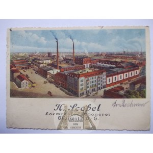 Gliwice, Gleiwtiz, Brauerei Loewenbier ca. 1934