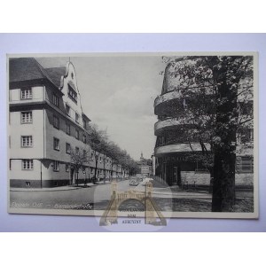 Opole, Oppeln, ulica Bismarcka, ok. 1940