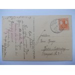 Kup, Kupp u Opole, parní pivovar, ulice, soud, pošta, 1918